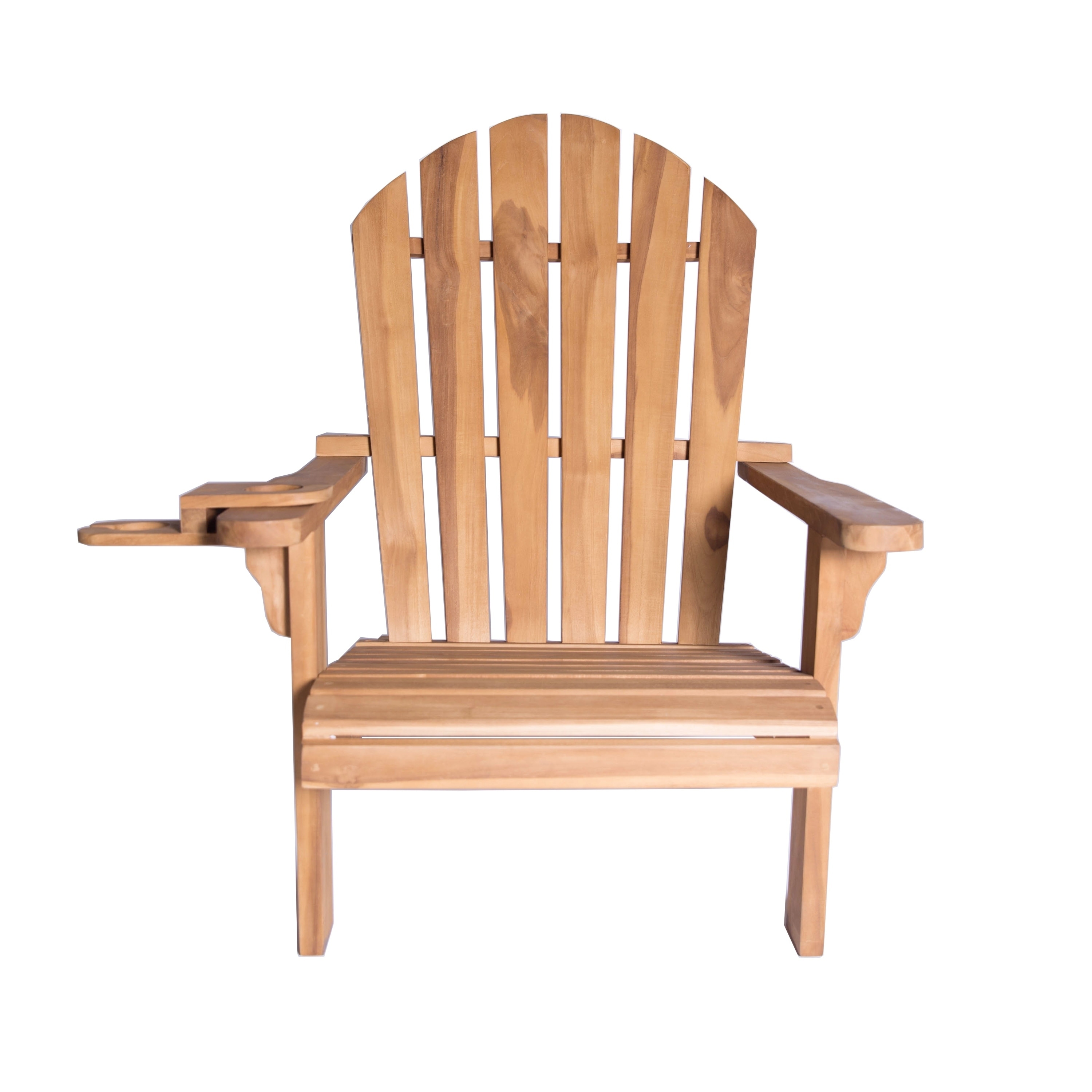 Redondo Teak Wood Adirondack Chair And Wine Holder Combo Redondo Teak Wood Adirondack Chair And Wine Holder Combo
