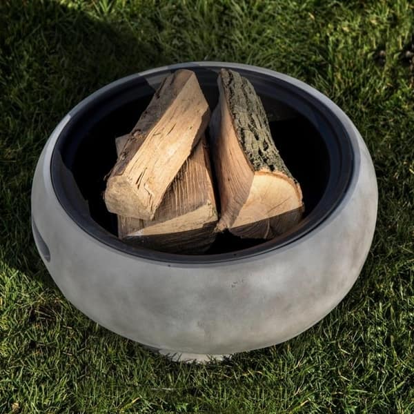 Shop Peaktop Outdoor 21 Round Concrete Wood Burning Fire Pit