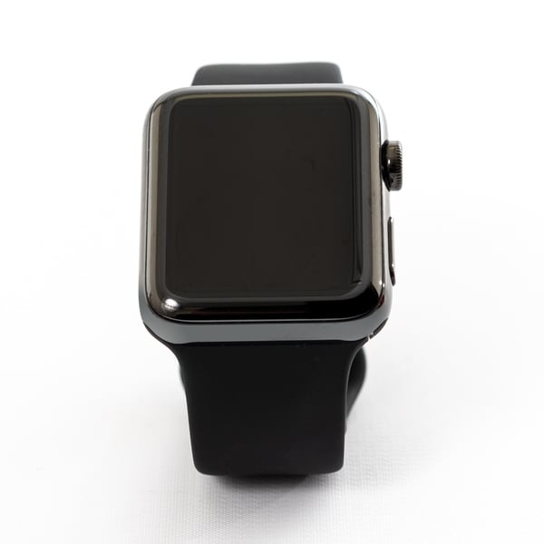 apple watch series 3 42mm black stainless steel