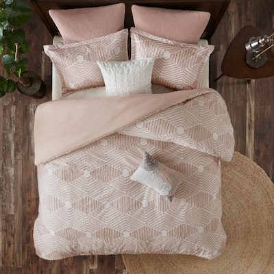 Pink Geometric Duvet Covers Sets Find Great Bedding Deals