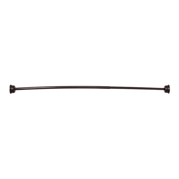 Shop Utopia Alley Rustproof Curved Shower Rod Aluminum 44 To 72