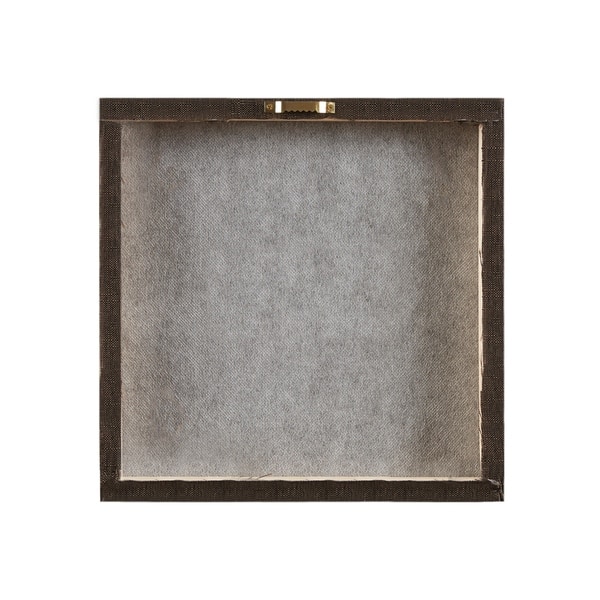 Madison Park White Mandala Trinity White/ Brown 3D Embellished Linen