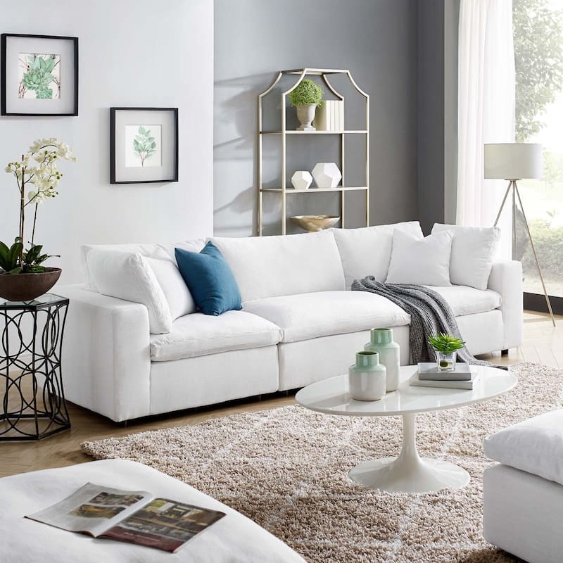 Copper Grove Hrazdan Down-filled Over-stuffed 3-piece Sectional Sofa Set