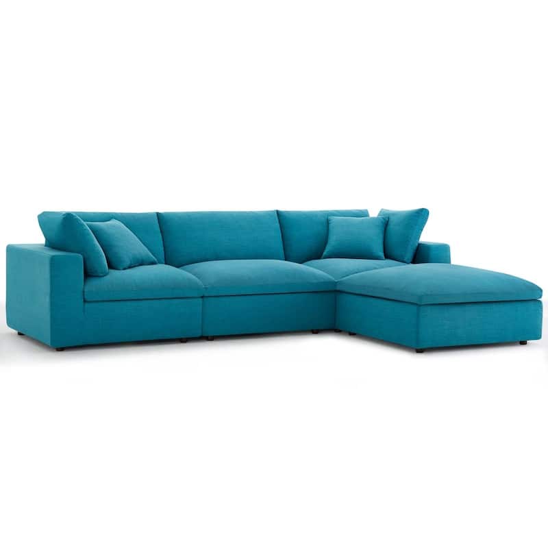 Copper Grove Hrazdan Down-filled 4-piece Sectional Sofa Set