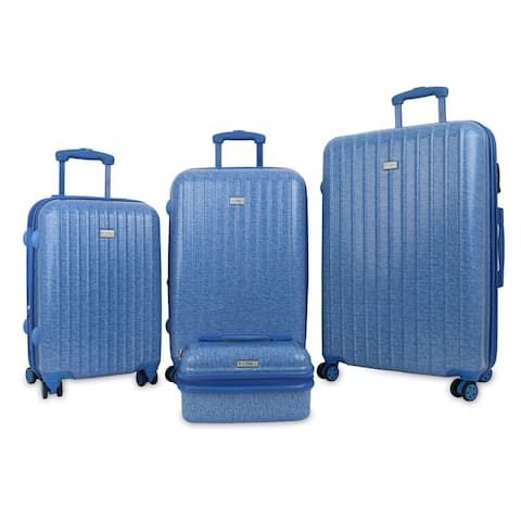 Tanka Zuni Hardside Expandable 4-Piece Luggage Spinner Set - 20", 24", 28" and Cosmetic Case