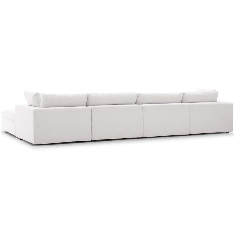 Copper Grove Hrazdan Fabric/Wood Down-filled Over-stuffed 5-piece Sectional Sofa Set