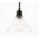 preview thumbnail 3 of 12, Caressa 8.5-Inch 1-Light Clear Seeded Glass