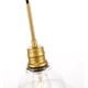 preview thumbnail 11 of 12, Caressa 8.5-Inch 1-Light Clear Seeded Glass