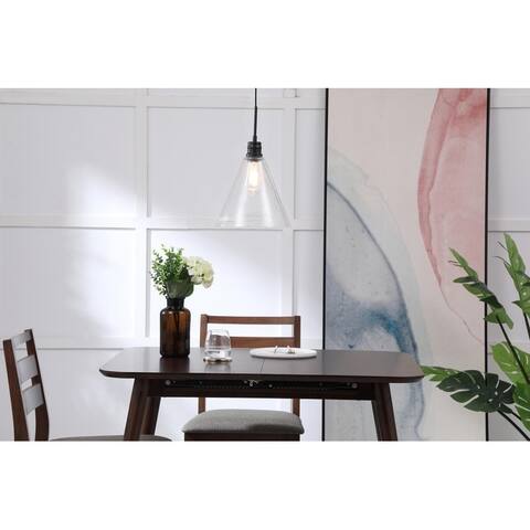 Charlotte 10-Inch 1-Light Clear Glass Pendant