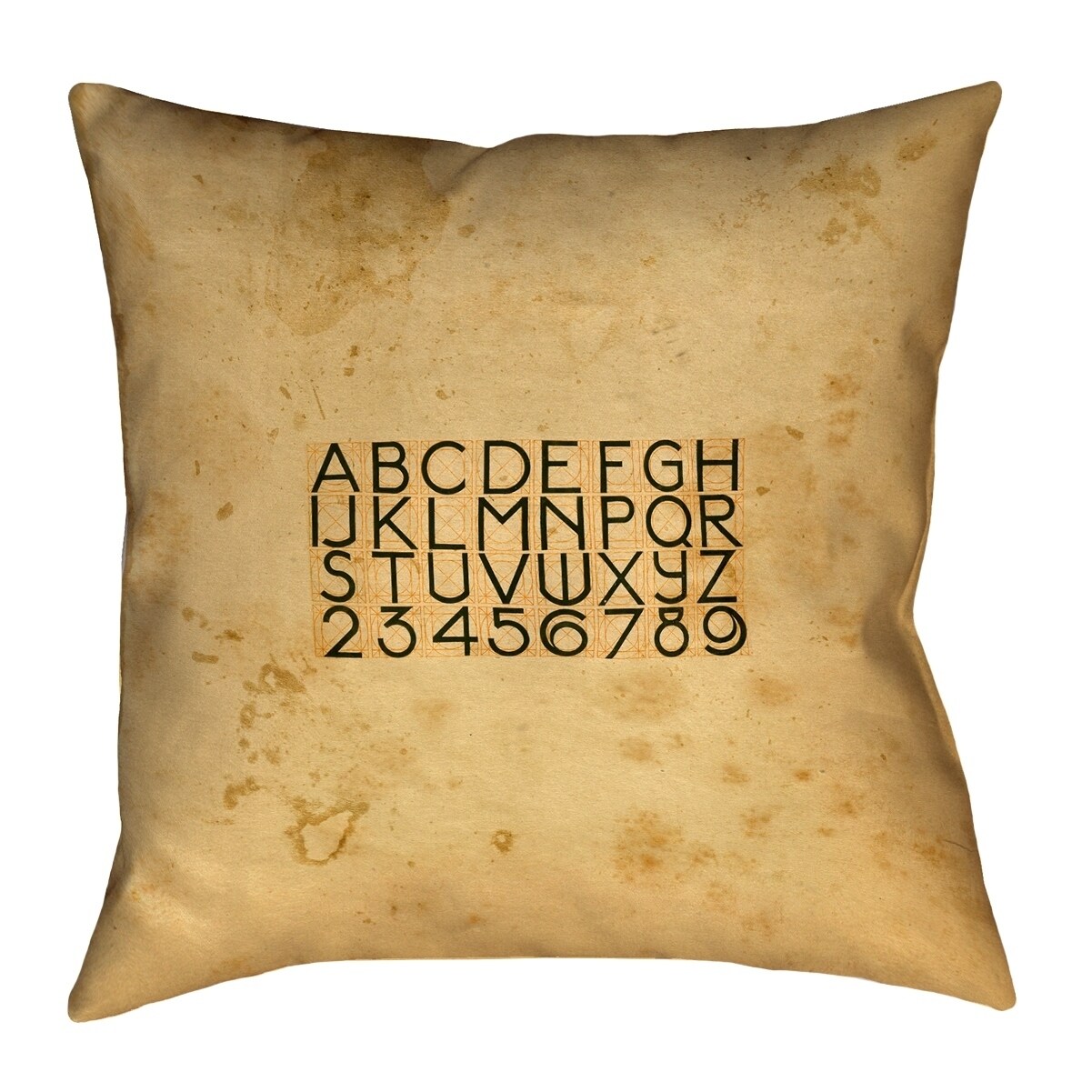 Shop Katelyn Smith Vintage Typography Outdoor Pillow Cushion Uv