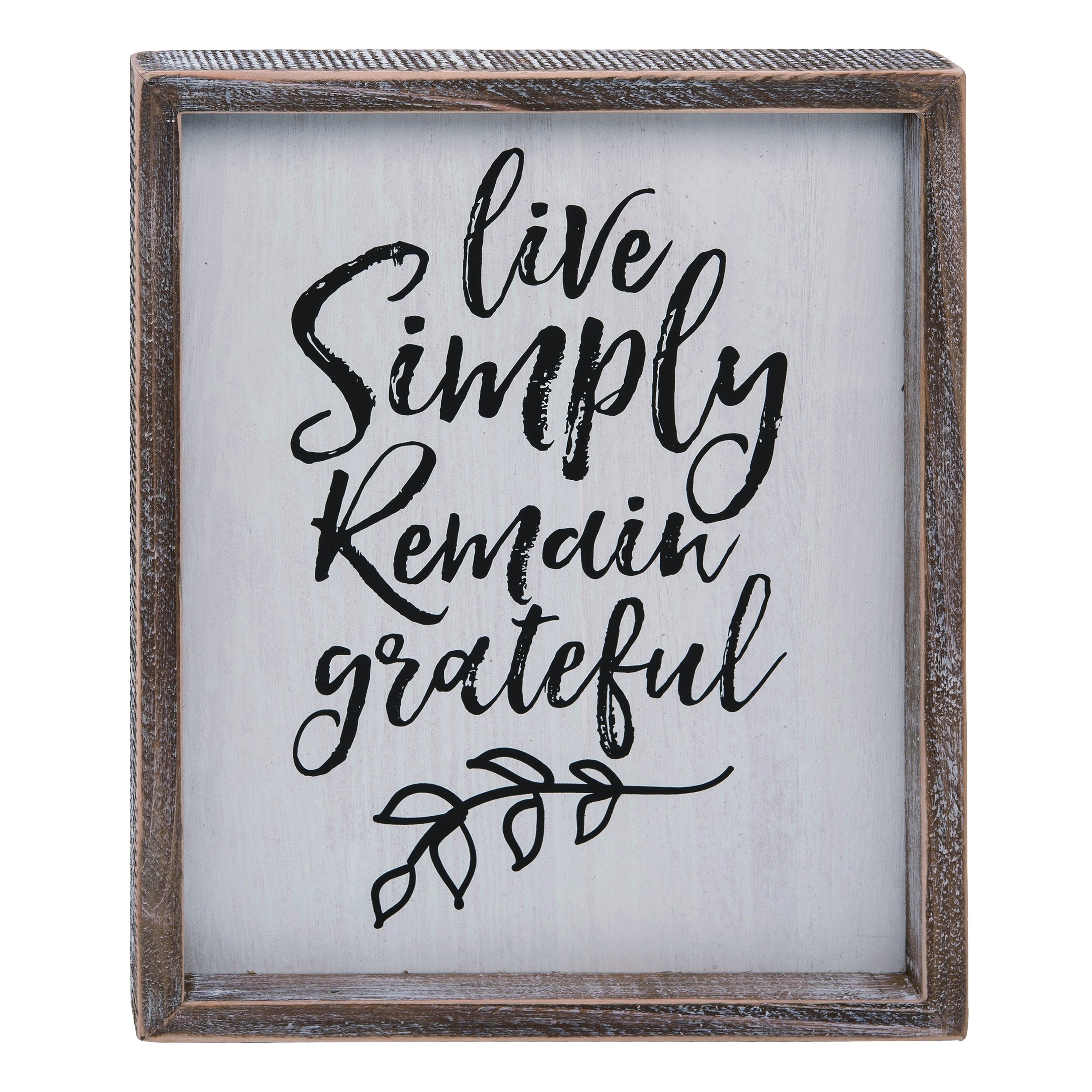 Shop Transpac Wood White Spring Encouraging Live Simply Word Wall Art Decor Overstock 26632371