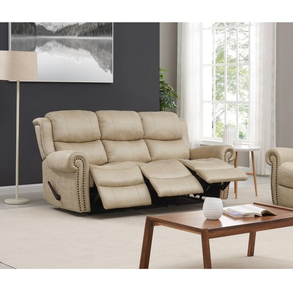 Copper Grove Wels 3 seat Rolled Arm Recliner Sofa Bed Bath