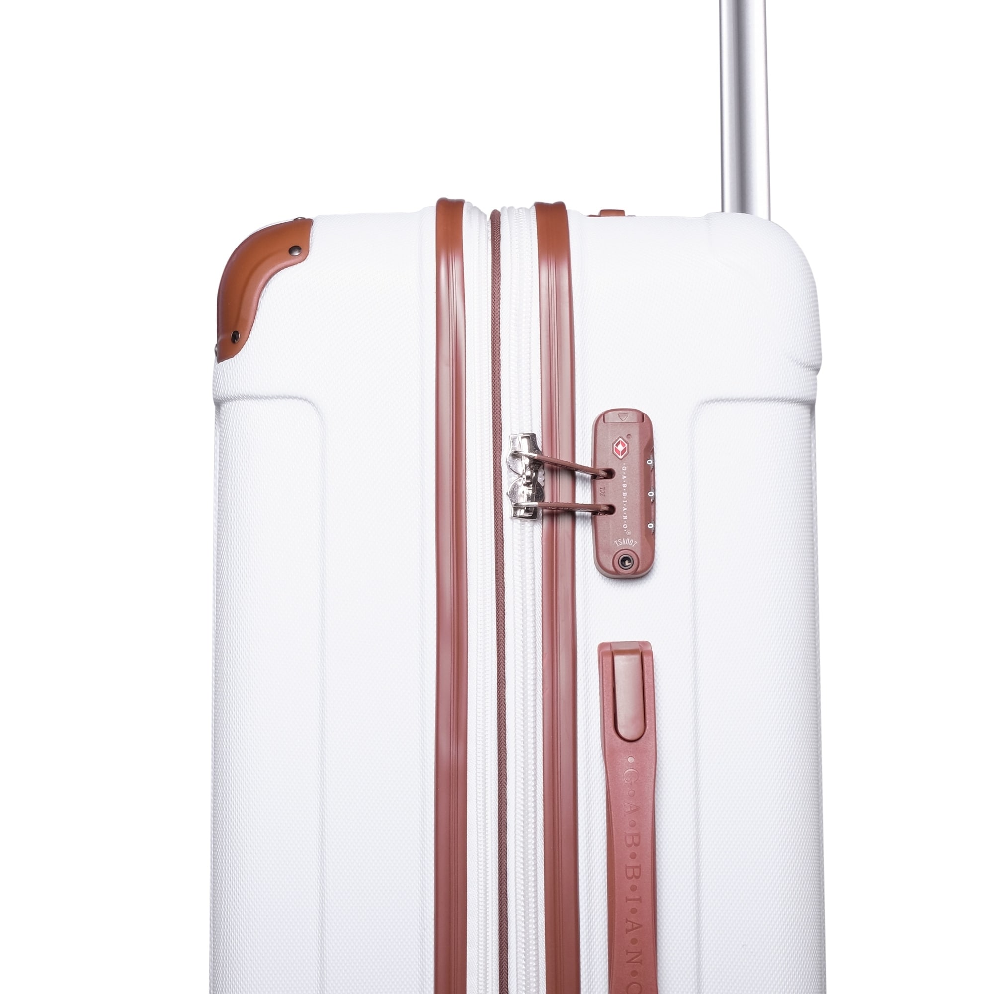 Gabbiano Bravo Collection 3 Piece Hardside Spinner Luggage Set Blue