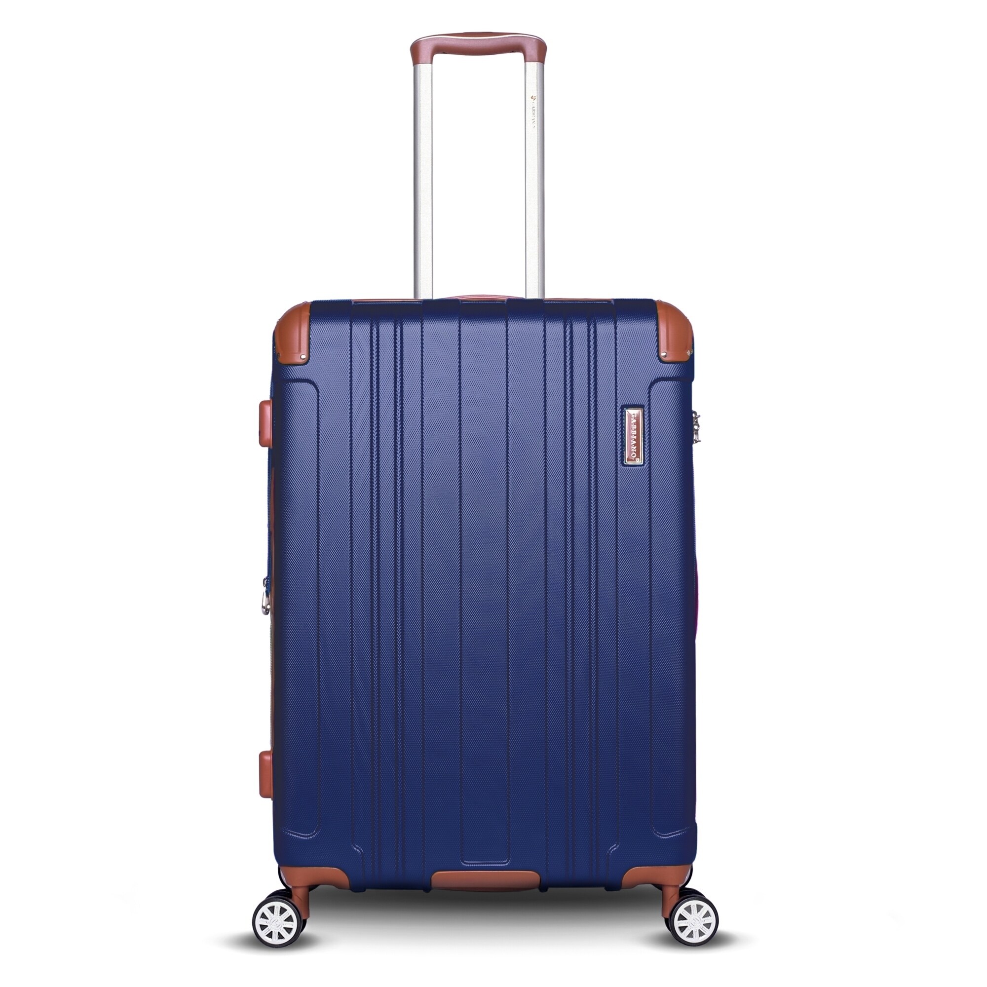 Gabbiano Bravo Collection 3 Piece Hardside Spinner Luggage Set Blue
