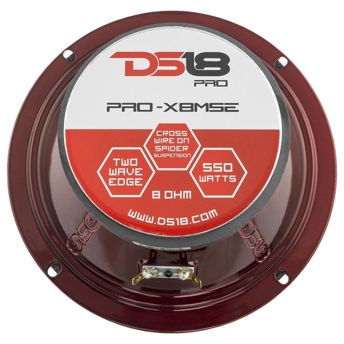 DS18 PRO-X8MSE 300W RMS 550W Max Power 8-Ohm Sealed Basket 8 Midrange Speaker