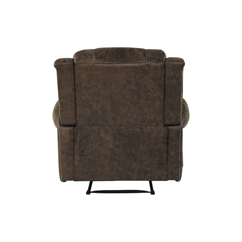 Copper Grove Dilsen Extra Large Rolled Arm Wall Hugger Recliner Chair