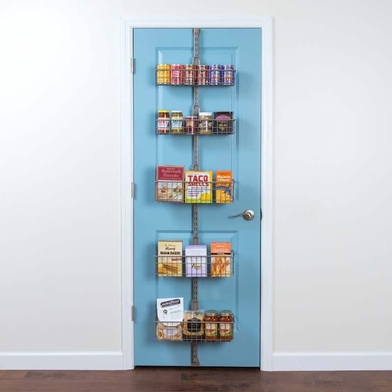 Organized Living Over the Door Pantry Kit - Premium - Nickel