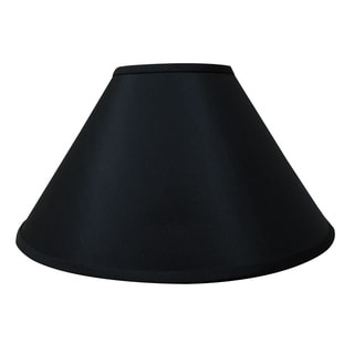 Black Linen with a Gold Lining 16 Lampshade Handmade in UK