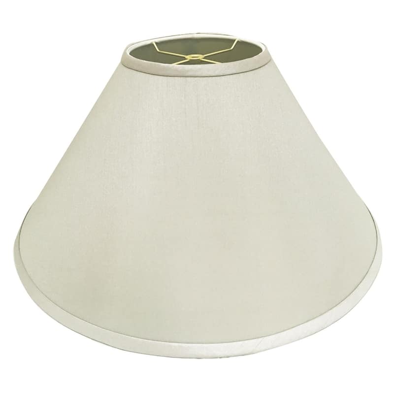 Royal Designs Conical Empire Hardback Lamp Shade With Wide Trim, 7 X 20 