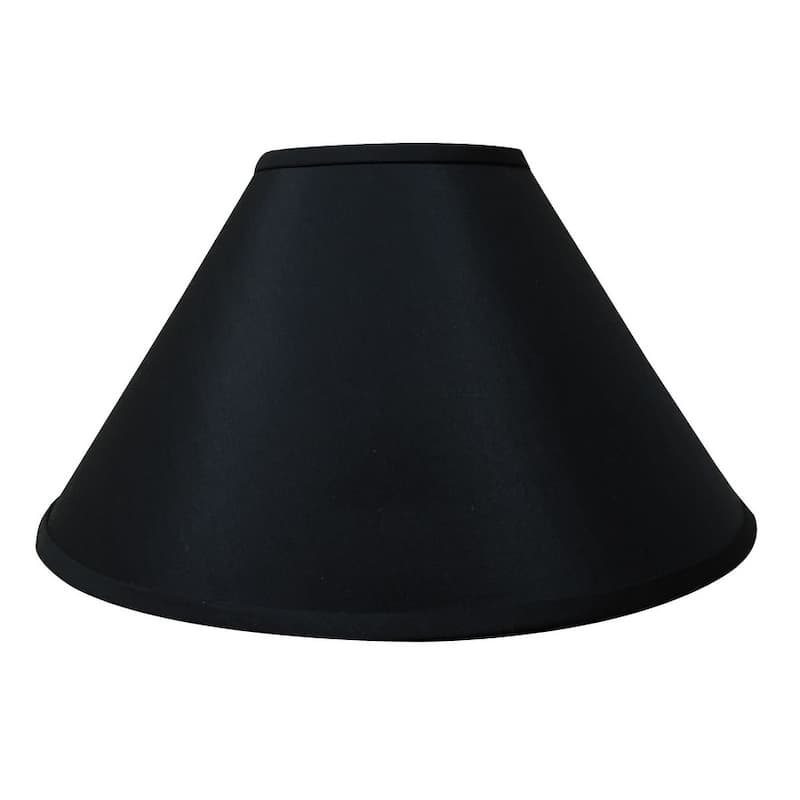 Royal Designs Conical Empire Hardback Lamp Shade With Wide Trim, 7 X 20 