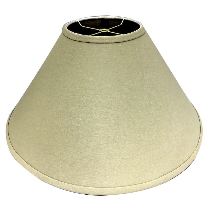 Royal Designs Conical Empire Hardback Lamp Shade with Wide Trim, 5 x 14