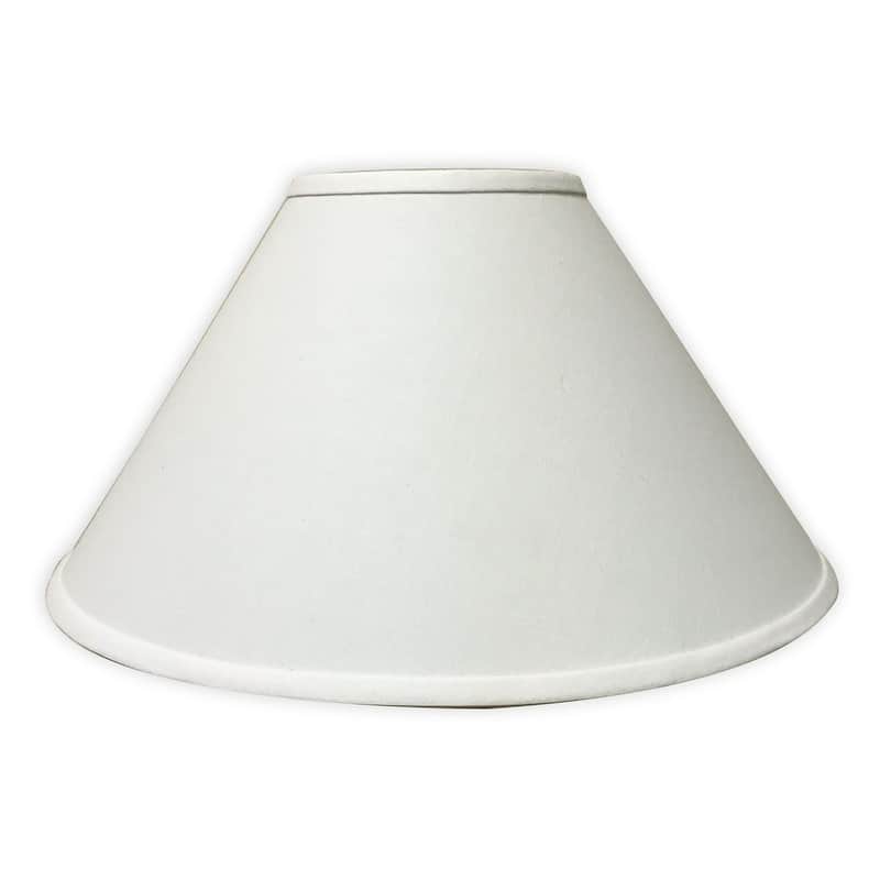 Royal Designs Conical Empire Hardback Lamp Shade with Wide Trim, 6 x 18