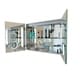 preview thumbnail 5 of 4, Innoci-USA Zeus LED Surface Mount Double Door Lighted Medicine Cabinet - 40"W x 26"H