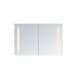 preview thumbnail 2 of 4, Innoci-USA Zeus LED Surface Mount Double Door Lighted Medicine Cabinet - 40"W x 26"H