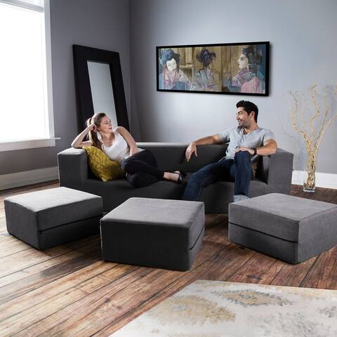 Jaxx California King Size Sleeper Sofa with Cotton Cover