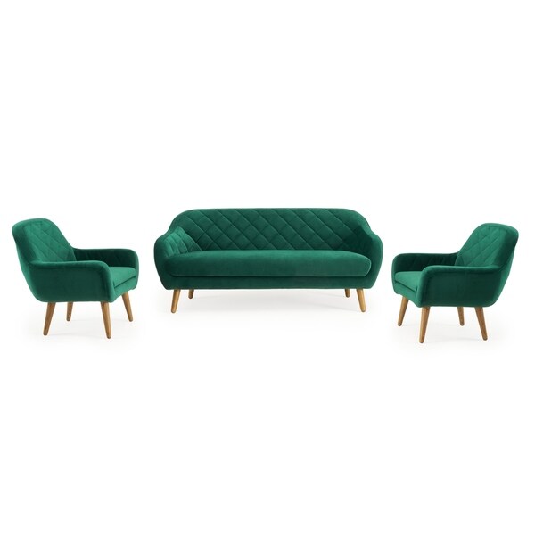Isobel 3pc Seating Set in Emerald Green by RST Brands