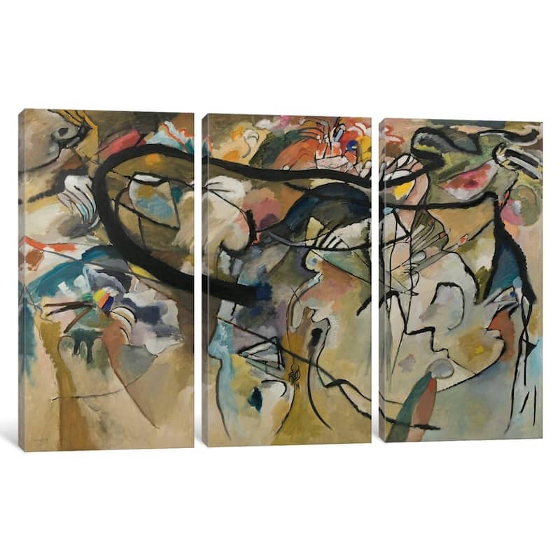 iCanvas "Composition V" by Wassily Kandinsky
