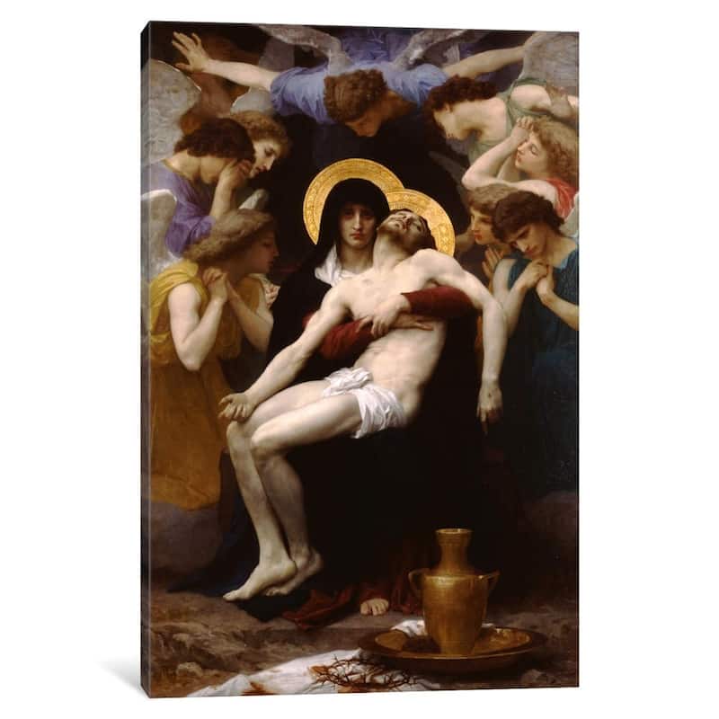 iCanvas "Pieta 1876" by William-Adolphe Bouguereau