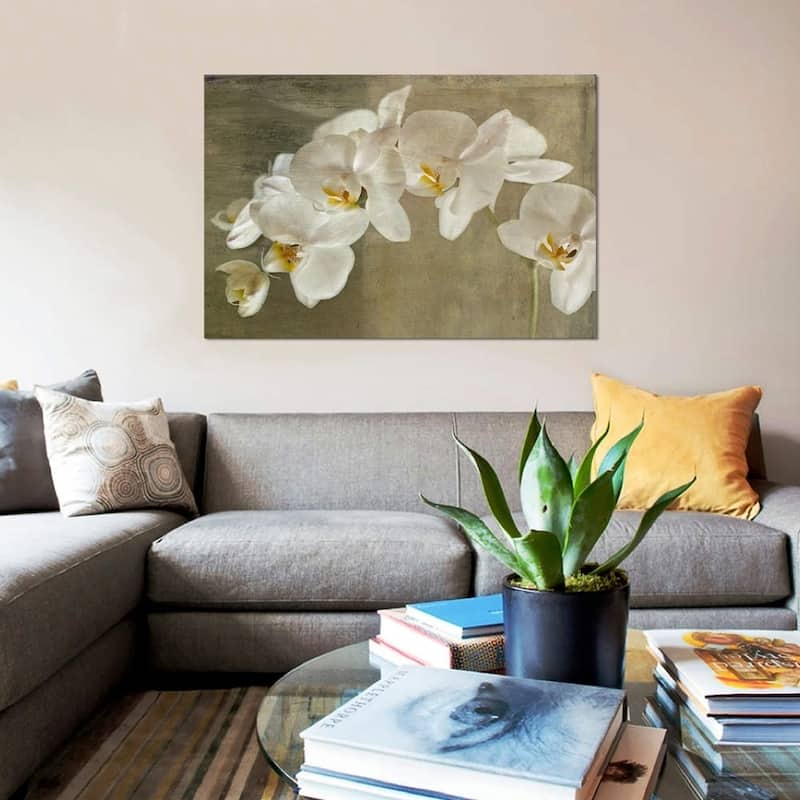 iCanvas "Painted Orchid" by Symposium Design