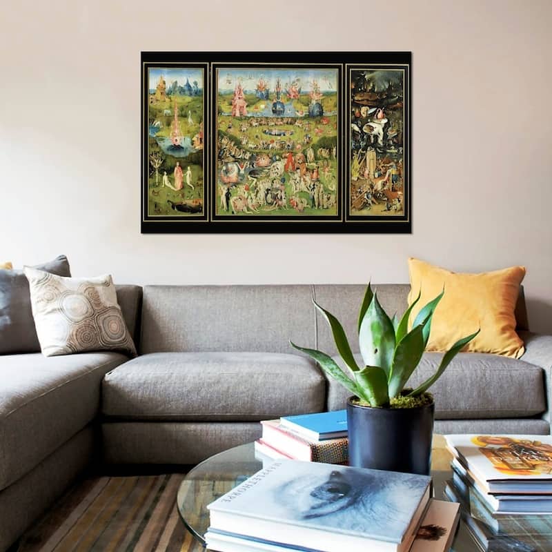 iCanvas "The Garden of Earthly Delights, c.1500" by Hieronymus Bosch