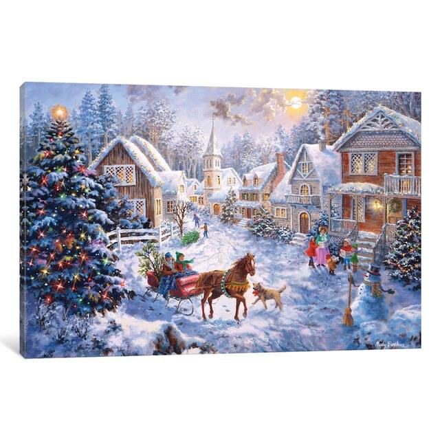 iCanvas "Merry Christmas" by Nicky Boehme