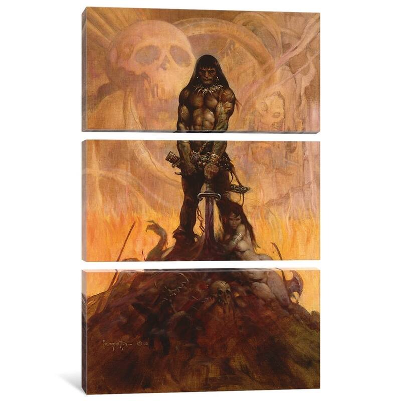 iCanvas 'Barbarian' by Frank Frazetta
