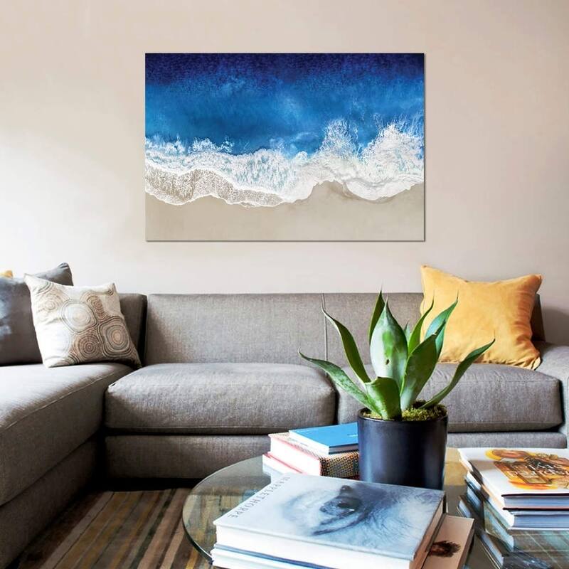 iCanvas "Indigo Waves From Above I" by Maggie Olsen