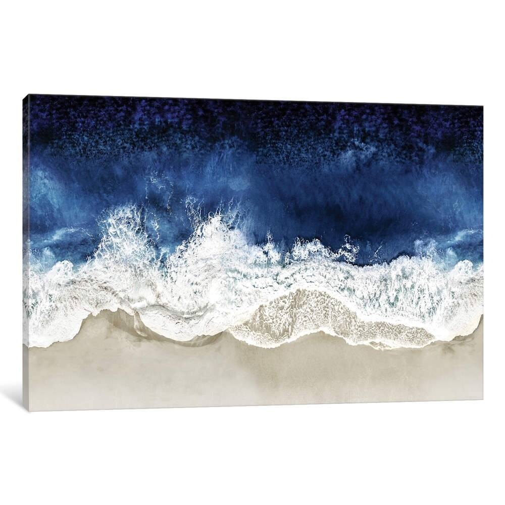 iCanvas "Indigo Waves From Above II" by Maggie Olsen