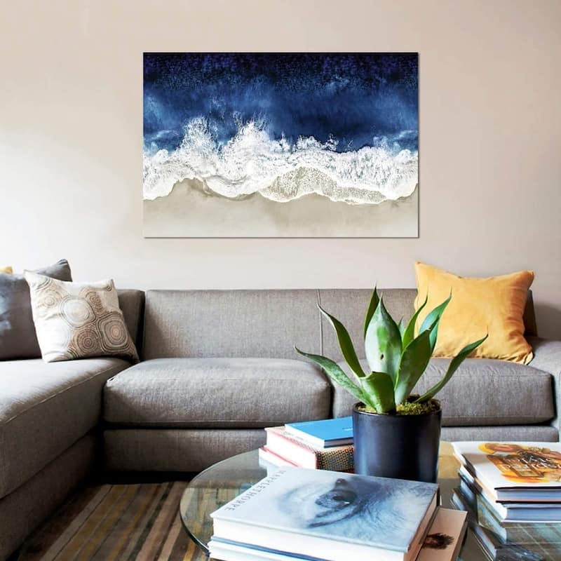 iCanvas "Indigo Waves From Above II" by Maggie Olsen