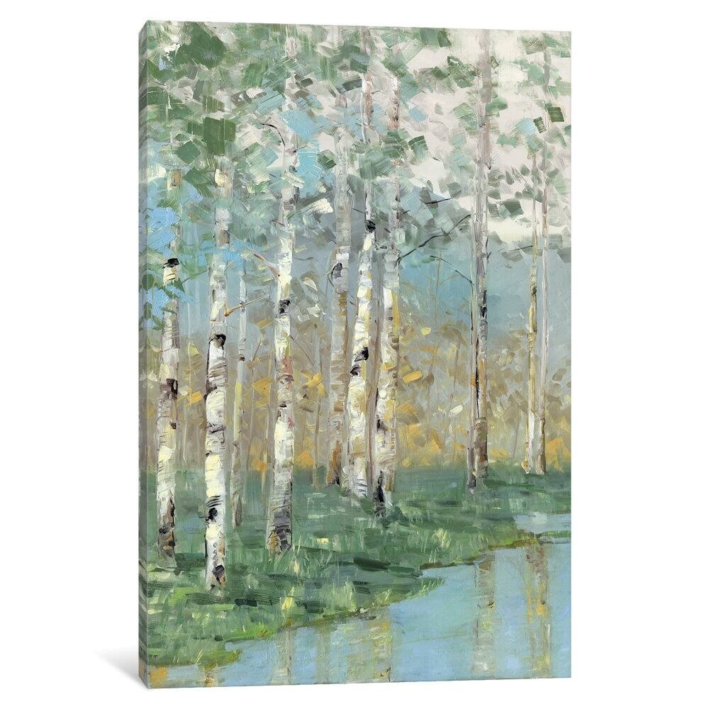 iCanvas "Birch Reflections I" by Sally Swatland