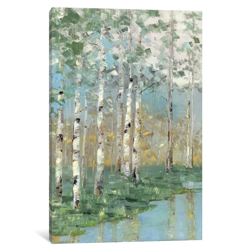 iCanvas "Birch Reflections I" by Sally Swatland