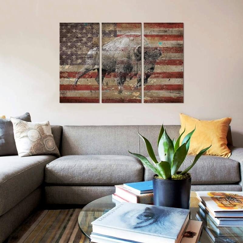 iCanvas "American Bison II" by Diego Tirigall