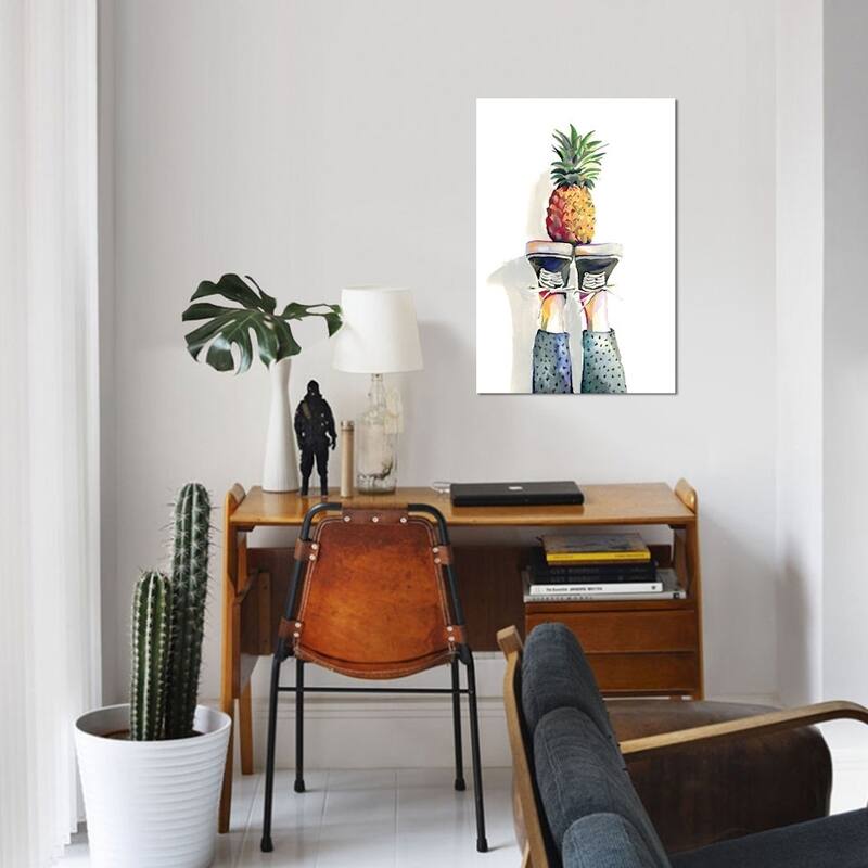 iCanvas "Pineapple" by Heather Perry