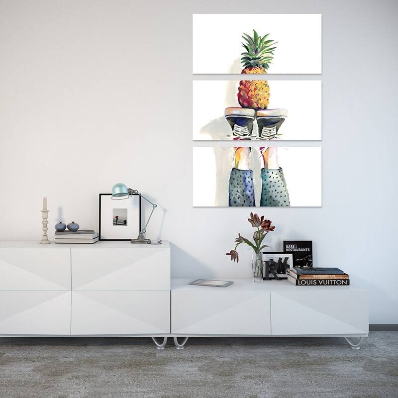 iCanvas "Pineapple" by Heather Perry