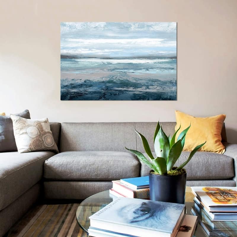 iCanvas "Aqua In Motion" by Jake Messina Canvas Print