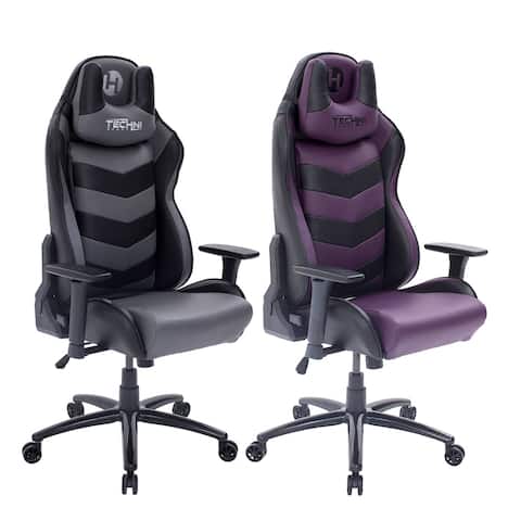 Ergonomic Racer Style Memory Foam Seat Adjustable Gaming Chair