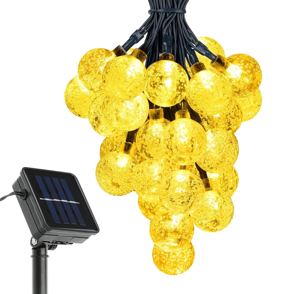Coutlet Solar String Lights With 20ft 30 Led White Crystal Coutlet Solar String Lights With 20ft 30 Led White Crystal