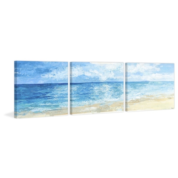 Deep Blue Sea Triptych Multi Color Free Shipping Today Deep Blue Sea Triptych Multi Color
