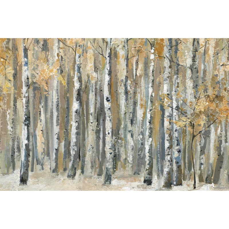 'Autumn Forest II' Painting Print on Wrapped Canvas