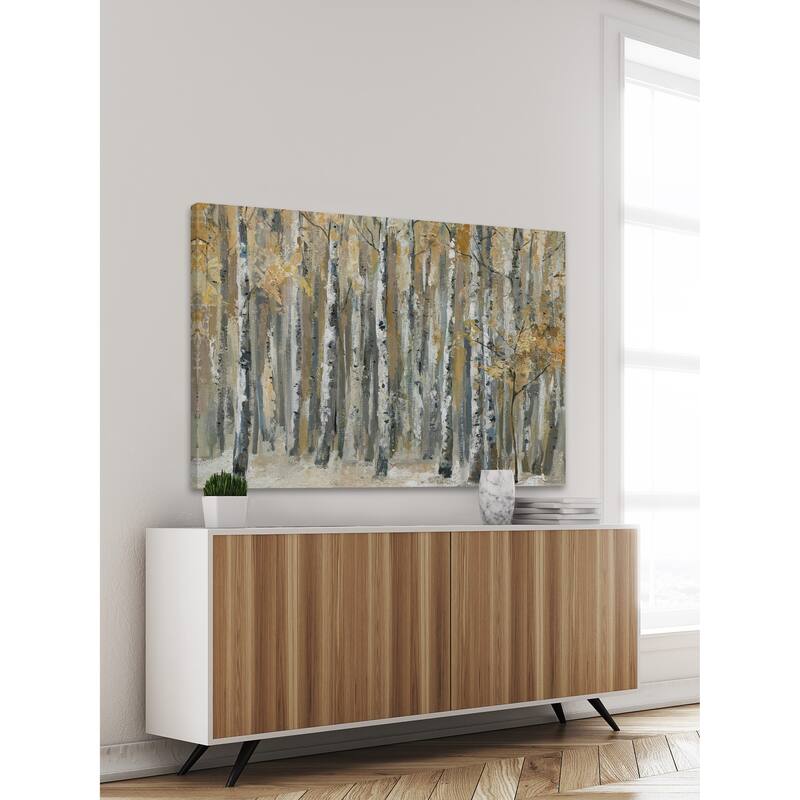 'Autumn Forest II' Painting Print on Wrapped Canvas